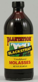 Plantation Unsulphured Blackstrap Molasses    15 fl oz   Vitacost 
