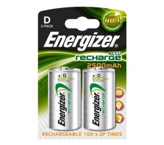 ENERGIZER D Rechargeable NiMH Batteries   2 Battery Pack Deals 