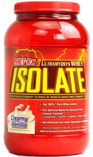 MET Rx Ultramyosyn Whey Isolate Vanilla    2 lbs   Vitacost 