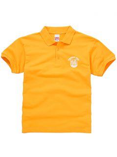 Buy Wymondham High School Unisex Cheshire House Polo Shirt, Amber 