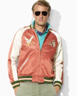 Polo Ralph Lauren Khumbu Satin Reversible Tour Jacket  