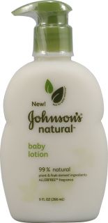 Johnson & Johnson Natural™ Baby Lotion    9 fl oz   Vitacost 