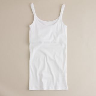 White Perfect fit tank with built in bra   tanks & camis   Womens 