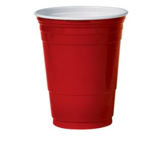 Solo Red Plastic Party Cups, 16 oz