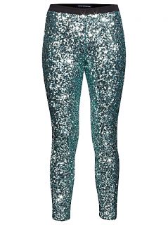 Buy French Connection Ozlem Sequin Leggings, Opal Grey online at 