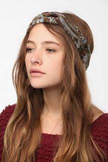 Baroque Floral Headwrap   Urban Outfitters