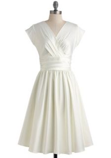 White Party Dress  Modcloth