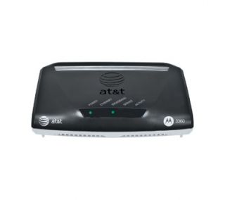 The Motorola 3360 DSL Modem features the AT&T self install kit to make 