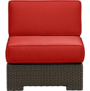 Ventura Modular Armless Chair with Sunbrella® Caliente Cushions