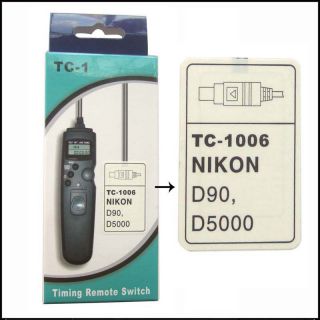 NYTimer Remote Switch för Nikon N3 D7000 D5000 D90 på Tradera.
