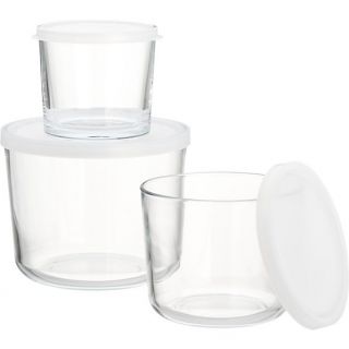 Piece Tall Glass Storage Container Set in Food Containers, Storage 