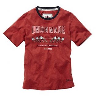 Red Union Made Tee  