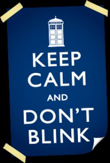 Keep Calm and Dont Blink   Dark  Dont Blink Tees