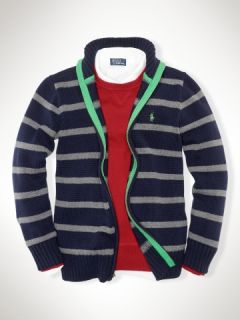 Striped Mockneck Sweater   Boys 8 20 Sweaters   RalphLauren