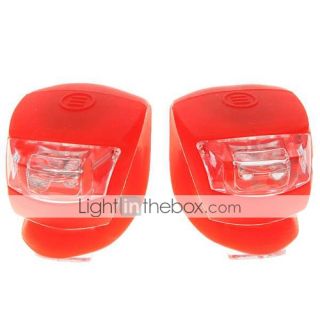 USD $ 7.89   2 LED 3 Mode Fog Bicycle Light   Red (Pair/2*CR2032 