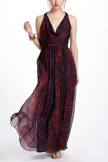 Seeped Sinopia Maxi Dress   Anthropologie