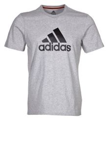 adidas Performance ESS LOGO TEE   T shirt print   medium grey heather 