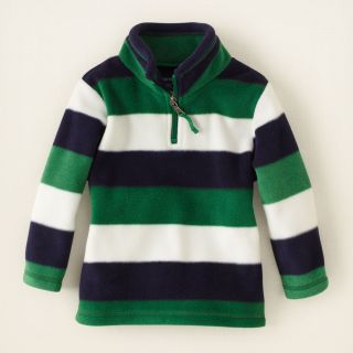 baby boy   striped half zip fleece top  Childrens Clothing  Kids 