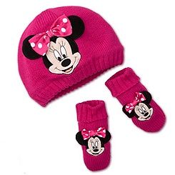 Minnie Mouse Hat and Gloves Set for Baby