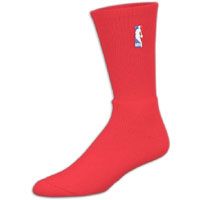 For Bare Feet NBA Logoman Crew Sock   Mens   NBA League Gear   Red 