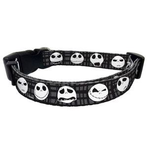 Platinum Pets Disney Jack Skelleton Nylon Collar   Collars   Collars 
