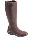 Aetrex Berries™ Tall Boots   Cocoberry Stretch Fabric/Leather (Women 