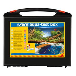 Home Fish Testing Equipment Sera Aqua Test Box Freshwater Master Test 