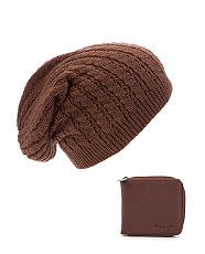 Light Brown (Brown) Bench Brown Beanie and Wallet Gift Set  265382321 