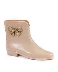 Cream (Cream) Mel by Melissa Cream Bow Ankle Wellies  260945013  New 