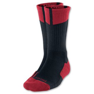 Mens Jordan Dri FIT Crew Socks  FinishLine  Black/Gym Red