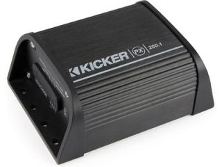Kicker 12PX200.1 Mono subwoofer amplifier — 200 watts RMS x 1 at 1/2 