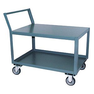 JAMCO PRODUCTS Offset Handle Low Profile Cart,36x18 In   8EKH3 