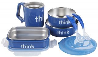 Thinkbaby The Complete BPA Free Feeding Set   Blue   