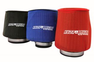 Injen Hydro Shields in Black, Blue and Red