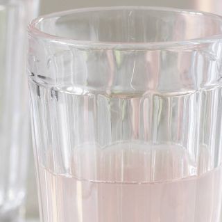 ribbed glass tumbler by primrose & plum  