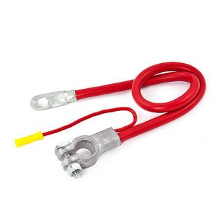 Image of Honda 4 Gauge Top Post Terminal Battery Cable   Red, 1 Piece 