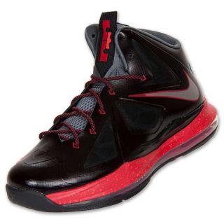Nike LeBron X Kids Basketball Shoes  FinishLine  Black/Chrome 