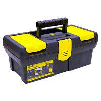 The Halfords 32 litre plastic storage box is ideal for use in the home 