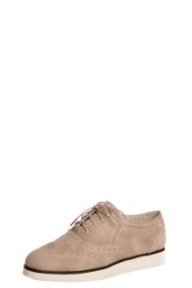 Georgia Beige Contrast EVA Sole Brogues at boohoo