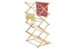 Living Wooden Concertina Indoor Clothes Airer. from Homebase.co.uk 