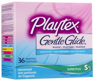 Playtex Gentle Glide Unscented Super Plus Tampons 36 ct   