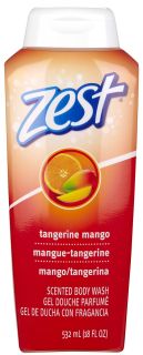 Zest Body Wash, Tangerino Mango   