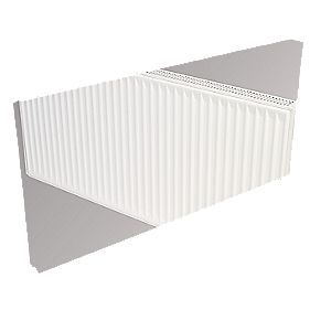 Flomasta Type 21 Double Panel Single Convector Radiator White 600 x 