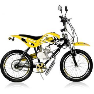 Bicicleta Motorizada Track Bikes TKX 200 Aro 20   Amarelo  Kanui