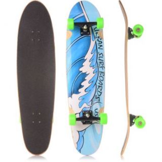 Imprima suas manobras no asfalto com o Skate Longboard US Boards Pop.