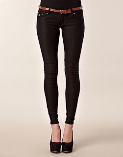 Skinny Color Jeans   Club L   Zwart   Broeken & shorts   Kleding 