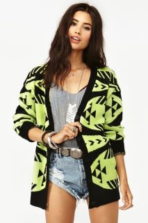 Neon Tribe Cardi in Clothes at Nasty Gal 