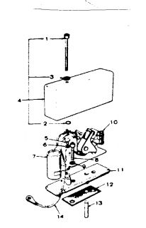 Model # B48M GA018 Onan Onan gas engine   Gearcase (20 parts)