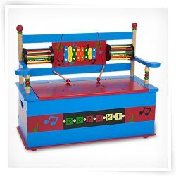 Levels of Discovery All Star Sports Toy Box Bench