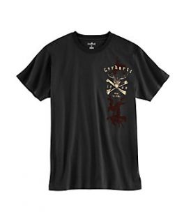 Carhartt® Mens Rodeo Ride Short Sleeve Graphic T Shirt, Black 